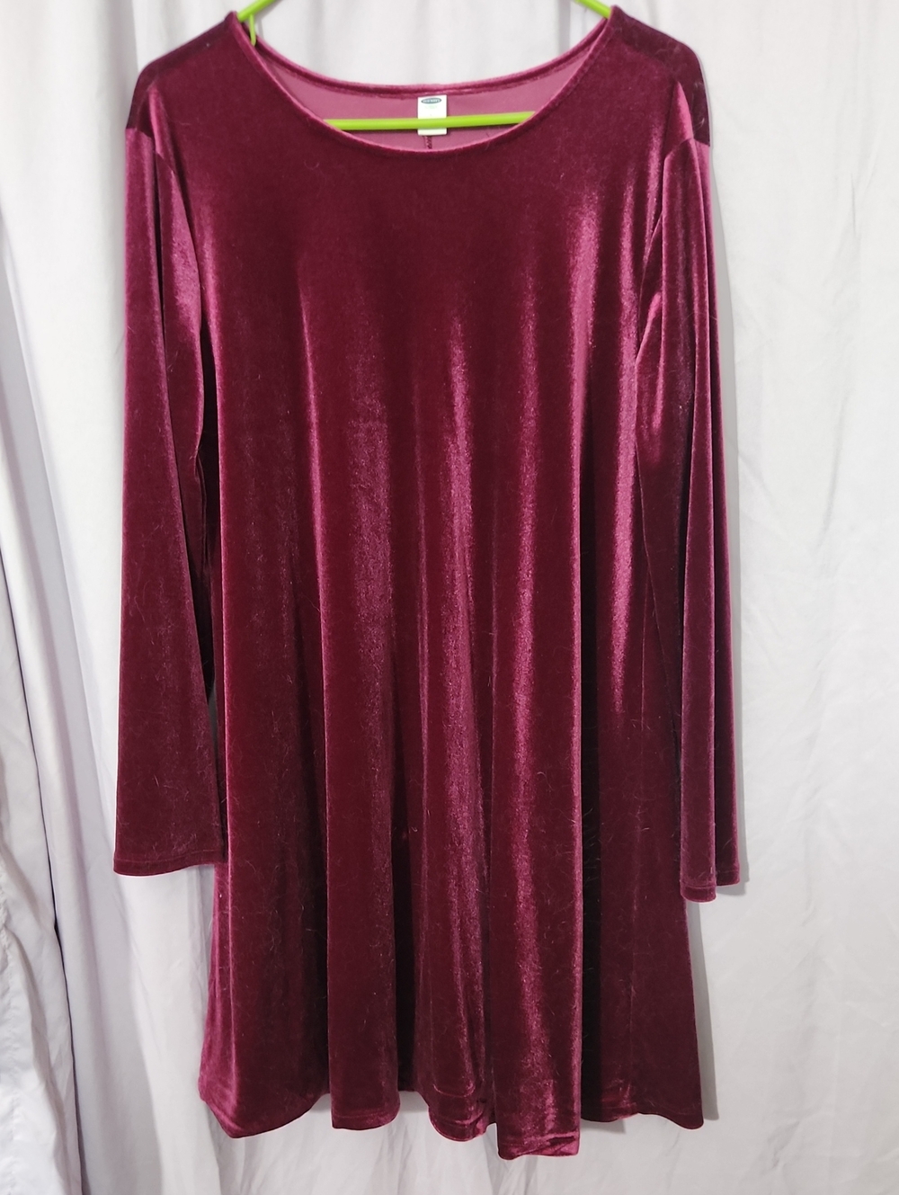 Old Navy Burgundy Velvet Dress